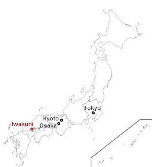 Dove si trova Iwakuni in Giappone