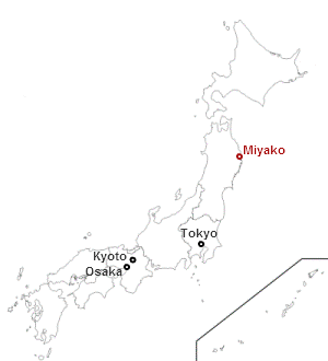 Dove si trova Miyako in Giappone