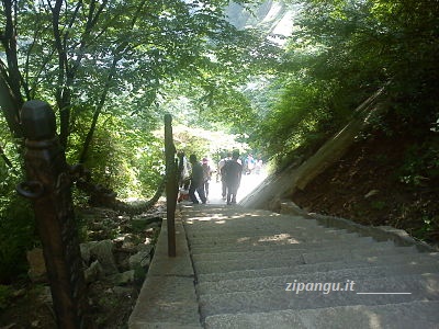 Huashan (Monte Hua): sentiero di ascesa Cina: Monte Huashan
