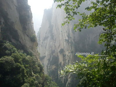 Huashan (Monte Hua): panorama Cina: Monte Huashan