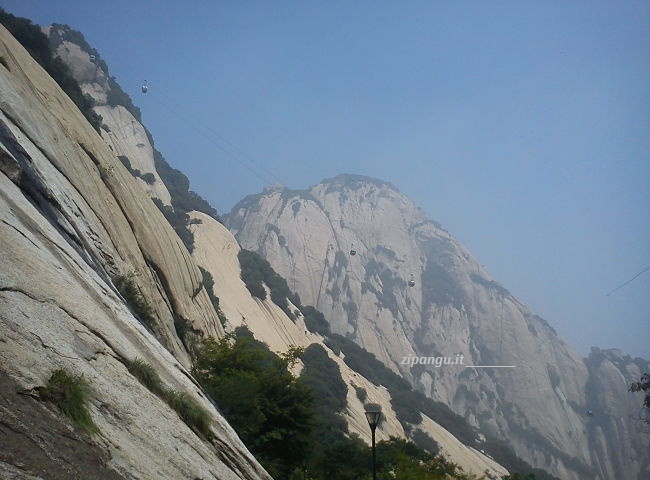 Cina: Huashan, funivia