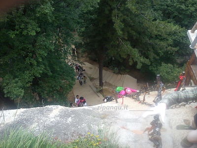 Huashan (Monte Hua): sentiero di ascesa Cina: Monte Huashan; sentiero con catene