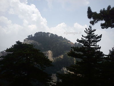Huashan (Monte Hua): panorama Cina: Monte Huashan, vegetazione
