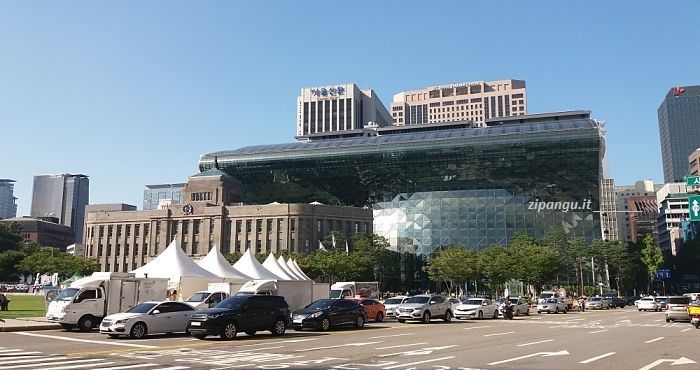 Nel centro di Seoul: Municipio