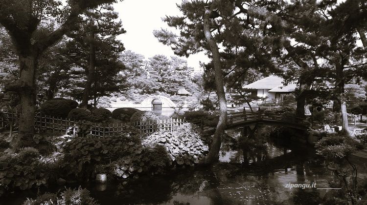 Dieci giorni tra Tokyo e Hiroshima: visita a Hiroshima; un giardino