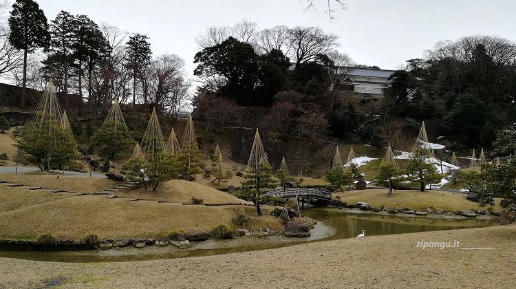 Giardino Gyokusen-Inmaru in inverno