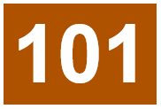 Simbolo della Linea di autobus 101