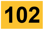 Simbolo della Linea di autobus 102