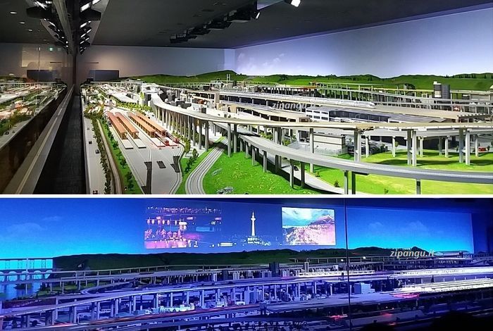 Museo Ferroviario di Kyoto, plastico dimostrativo