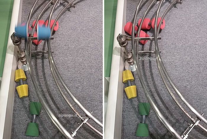 Il Museo Ferroviario di Kyoto per i bambini: modello per l'illustrazione del principio di funzionamento della sala montata