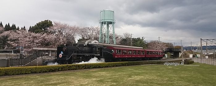 Museo Ferroviario di Kyoto, treno a vapore