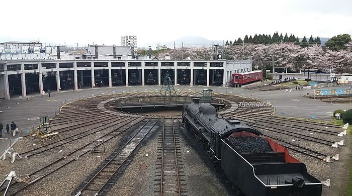 Museo Ferroviario di Kyoto, piattaforma girevole