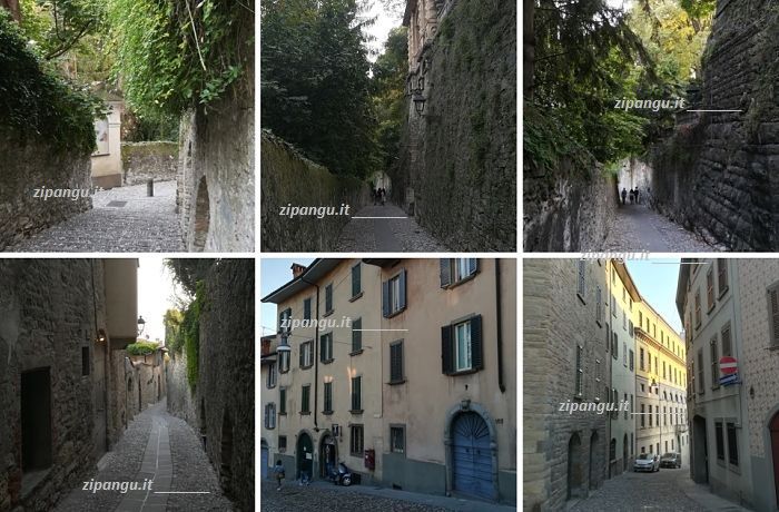 Itinerario tra Città Bassa e Città Alta a Bergamo: Via Sant'Alessandro