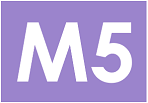 Simbolo della Linea M5 della metropolitana di Milano