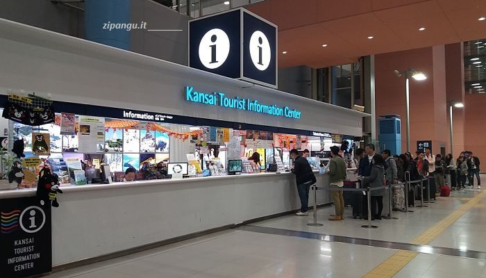 Dove trovare informazioni turistiche in Giappone: l'ufficio del turismo dell'Aeroporto del Kansai (KIX)