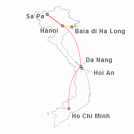 Itinerari di 10 giorni in Vietnam: Città di Ho Chi Minh - Hoi An - Da Nang - Hanoi - Sa Pa - Baia di Ha Long
